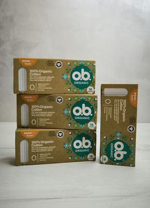 O.b. organic
тампони, 4 краплі, 16 шт.
o.b. organic super