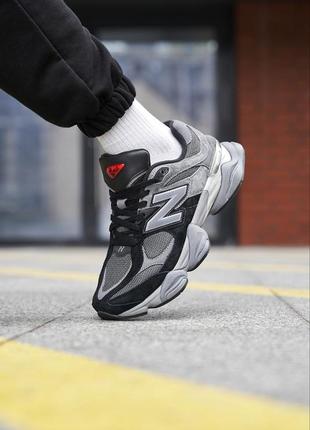 Кроссовки мужские new balance 9060 black grey2 фото