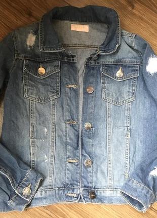 Джинсовая куртка ветровка джинсовка1 фото