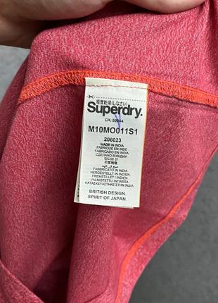 Розовая футболка от бренда superdry6 фото