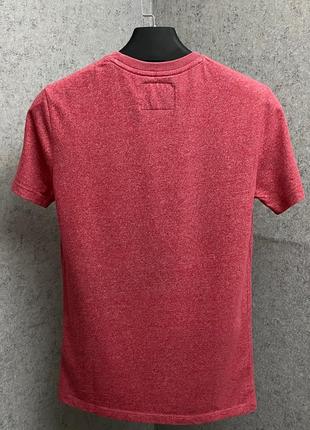 Розовая футболка от бренда superdry4 фото