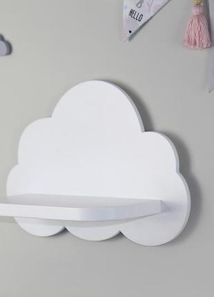 Поличка хмаринка, хмаринка, полиця для іграшок, поличка декор для дитячої7 фото