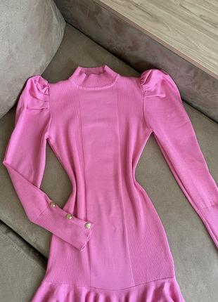 Невероятное розовое стильное платье от giorgia4 фото