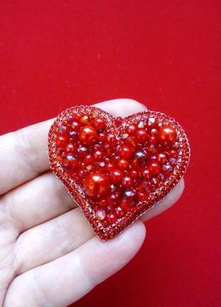 Чарівна брошка смайл-серце в подарунок для тих, кого ми любимо!!1 фото