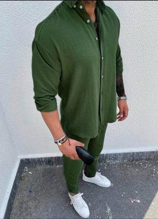 Брючный костюм мужской весенний летний на весну лето демисезонный деловой базовый...