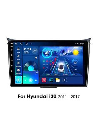 Магнитола android hyundai i30, 2011-2017, 4/32, 8 ядер, carplay, слот под сим-карту + рамка!