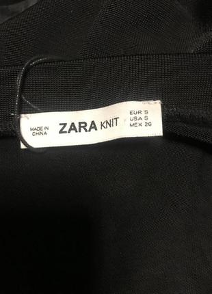 Чёрная кофта свитер zara с широкими рукавами6 фото