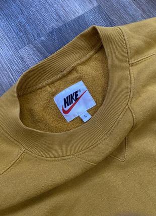 Nike vintage oversize swoosh світшот чоловічий l найк свуш big logo вінтаж вінтажний y2k кофта худі4 фото