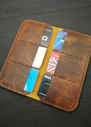 Шкіряний гаманець унісекс2 фото