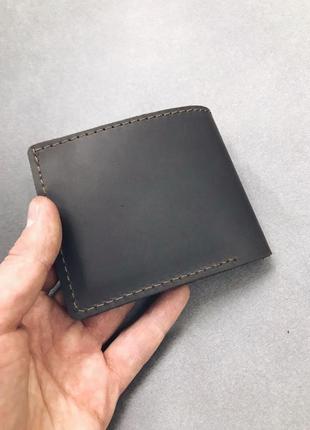 Кожаный бумажник “norwich” коричневый.3 фото