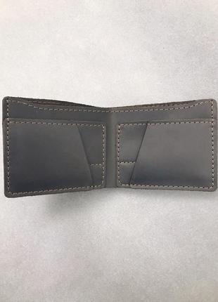 Кожаный бумажник “norwich” коричневый.1 фото