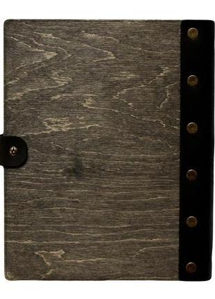 Дерев'яний блокнот з ультрафіолетовим друком mr. craft "сонце та місяць" a5 210x170 мм 100 аркушів н8 фото