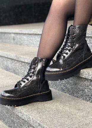 Зимние ботинки dr. martens jadon galaxy женские на платформе3 фото