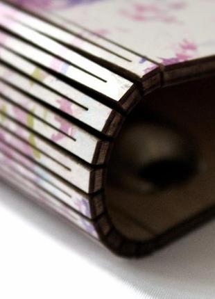 Деревянный блокнот с ультрафиолетовой печатью mr. craft "чеширский кот" a5 210x170 мм 100 листов на6 фото
