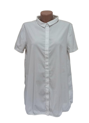 Белая блуза 100% хлопок cos1 фото