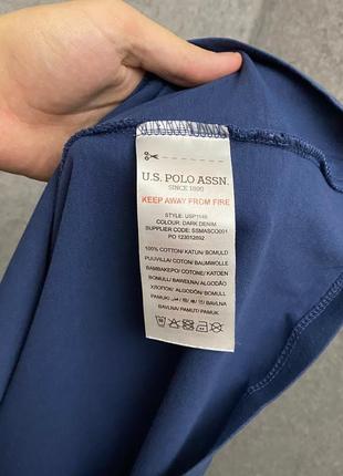 Синяя футболка от бренда u.s. polo assn6 фото