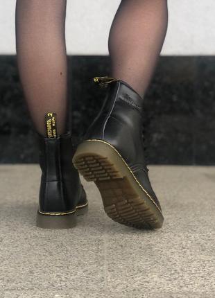 Dr. martens classic женские зимние ботинки мартинс с мехом2 фото