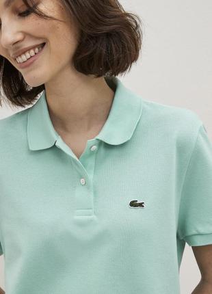 Шикарная футболка поло lacoste xs-s2 фото