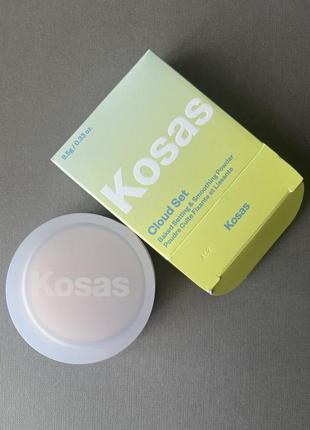 Пресована пудра kosas cloud set baked setting & smoothing відтінок breezy3 фото