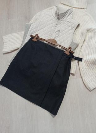 Longhin италия базовая шерстяная юбка в стиле peserico fabiana filippi1 фото