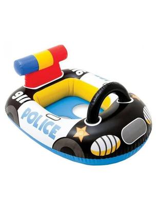 Дитячий надувний плотик "транспорт" intex 59586 (поліцейська машина) від imdi