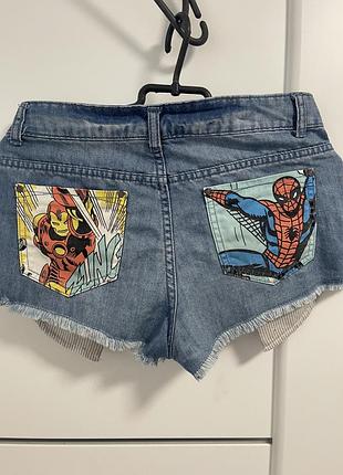 Шорты джинсовые марвел marvel 2