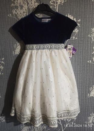 Платье нарядное blueberry на рост 110/ 116