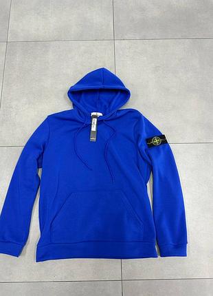 Худі stone island синій