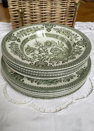 ‼️остання‼️вінтажні англійські тарілки vintage english ironstone tableware indian tree