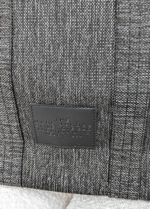 Сумка жіноча марк джейкобс шопер графіт текстильний marc jacobs tote bag шопер4 фото