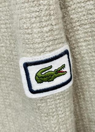 Lacoste шикарный шерстяной светер оригинал4 фото