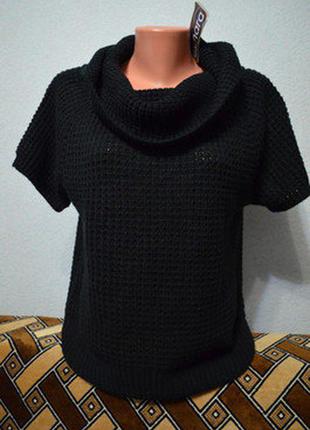 Мягкий женский пуловер свитер-гольф оверсайз из акрила, esmara германия1 фото