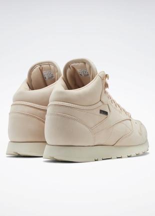 Жіночі зимові - демі кроссовки reebok classic leather mid gtx-thin gz6888 34.5-40.54 фото