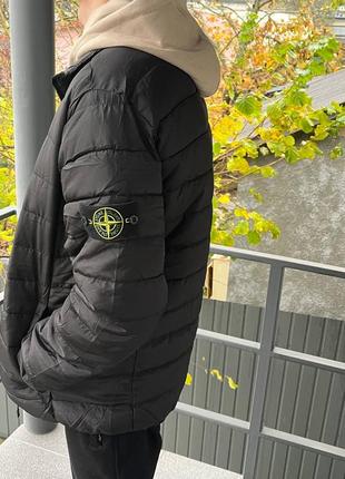 Куртка stone island чорний