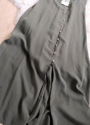 Платье миди на пуговицах от zara, размер xs7 фото
