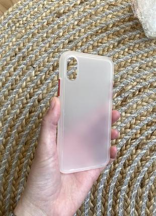 Чехол на iphone x, iphone xs + защитное стекло