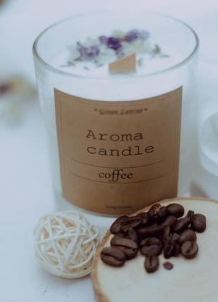 Соєва свічка кофе4 фото