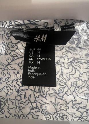 Сорочка батистова джинсовий принт h&m