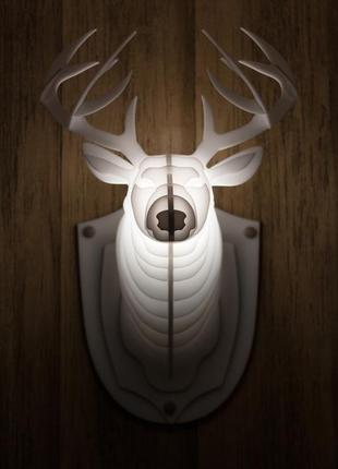 Світильник голова оленя (head of a deer lamp) бра9 фото