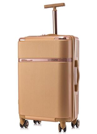 Валіза semi line 24" (m) gold (t5667-3)