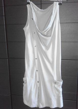Літнє плаття - халат - туніка без рукавів oxmo
