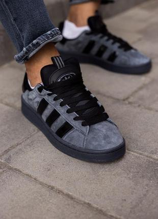 Кросівки чоловічі адідас adidas campus grey (36рр - 45рр) кроссовки адидас мужские, женские кроссовки адидас серые2 фото