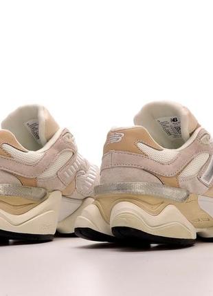 New balance 9060 beige, кроссовки женские бежевые 1950 баланс, кроссовки женски бежевые8 фото