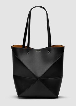 Женская сумочка loewe medium puzzle leather tote bag3 фото