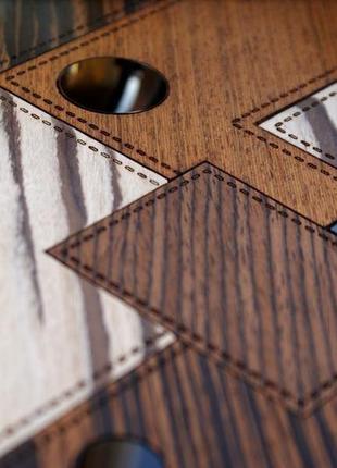 Персонализированный деревянный блокнот для мужчины. коллекция suprematic notes #55 фото
