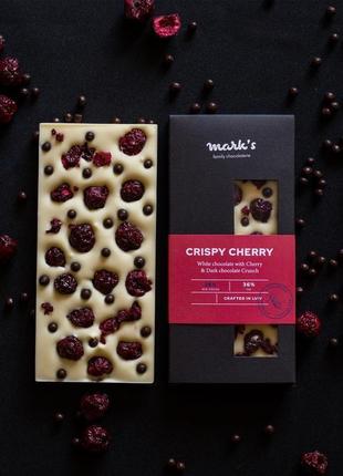 Бельгийский премиум шоколад  mark's "crispy cherry"