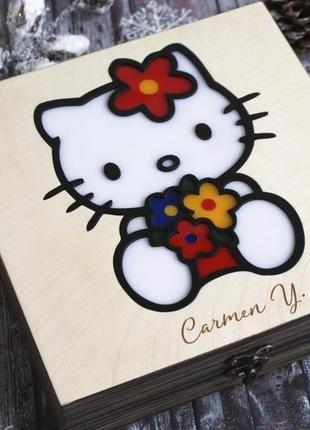 Іменна скринька для дівчинки