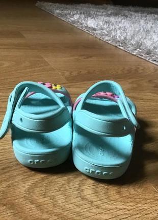 Крокси crocs р.23-24  13-14см.5 фото