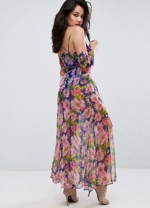 Распродажа платье prettylittlething летнее легкое asos с полуоткрытой спиной7 фото