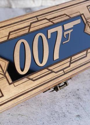 Футляр для годинників "agent 007"2 фото